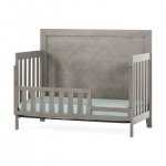 Child Craft Kieran 4-in-1 Convertible Crib, Crescent Gray