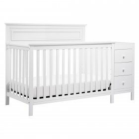 Davinci Autumn 4-in-1 Convertible Crib and Changer, White