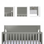 Dream On Me Cape Cod 5-in-1 Convertible Crib, Storm Gray