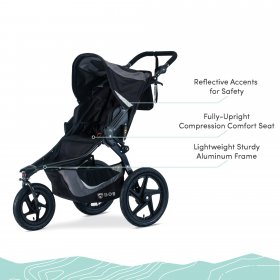 BOB Gear Revolution Flex 3.0 Jogging Stroller, Graphite Black