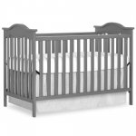 Slumber Baby Bella Rose Classic Convertible Crib, Storm Grey