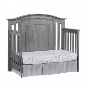 Oxford Baby Willowbrook 4-in-1 Convertible Crib, Graphite Gray