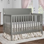 Dream On Me Cape Cod 5-in-1 Convertible Crib, Storm Gray