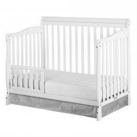 Dream On Me Ashton 5-in-1 Convertible Crib, White