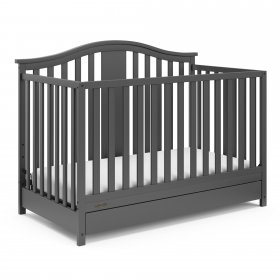 Graco Solano 4 in 1 Crib with Drawer Gray