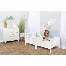 Dream On Me Bayfield Toddler Bed, White