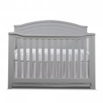 Sorelle Furniture Berkley Round Top 4 in 1 Crib, Gray