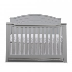 Sorelle Furniture Berkley Round Top 4 in 1 Crib, Gray