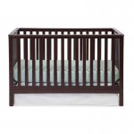 Rosebery Kids Traditional 3-in-1 Wood Convertible Crib in Espresso