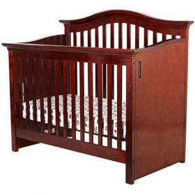 Dream on Me Electronic 4-in-1 Convertible Wonder Crib II, Cherry (Box 1 of 2)