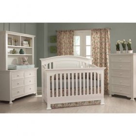 Suite Bebe Centennial Medford 4-in-1 Convertible Crib, Off-White Finish