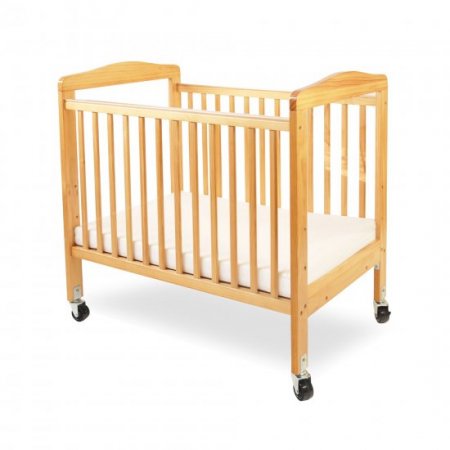 LA Baby Mini/Portable Non-folding Wooden Window Crib