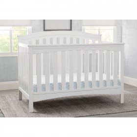 Delta Children Waverly 6-in-1 Convertible Crib, Bianca White