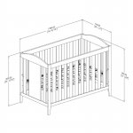 Crib and Toddler Bed with 4 Drawer Chest Set in White