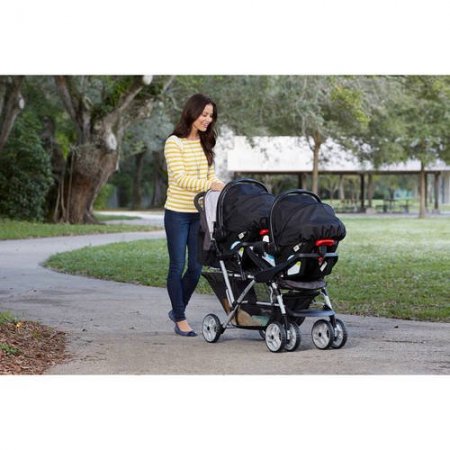 Graco DuoGlider Double Stroller, Glacier