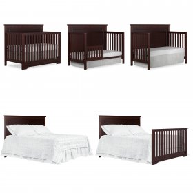 Dream On Me Morgan 5-in-1 Convertible Crib, Cherry