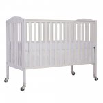 Dream On Me Folding Portable Convenience Full-Size Crib, White