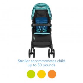 Cosco Lift & Stroll DX Travel System Stroller, Solid Print Blue