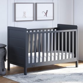 Storkcraft Nestling 3-in-1 Convertible Crib (Gray)