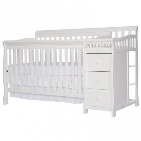 Dream On Me Brody 5 in 1 Convertible Crib, White