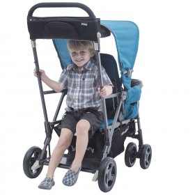 Joovy Caboose Ultralight Sit and Stand Double Stroller, Black