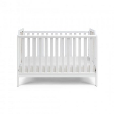 Suite Bebe Brees Crib in White and Graystone Finish