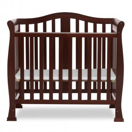 Dream On Me Naples 4-In-1 Convertible Mini Crib, Finish Espresso