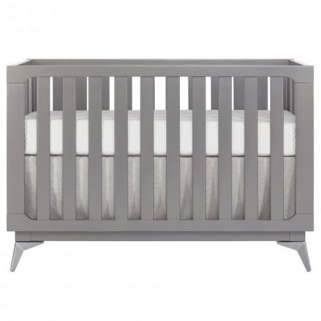 Slumber Baby London 4 in 1 Convertible Crib, Storm Grey