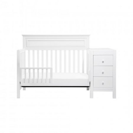 Davinci Autumn 4-in-1 Convertible Crib and Changer, White