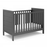 Storkcraft Nestling 3-in-1 Convertible Crib (Gray)