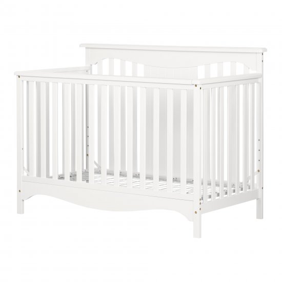 South Shore Savannah Baby Convertible Baby Crib, White