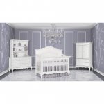 evolur Aurora 5 in 1 Convertible Crib Frost