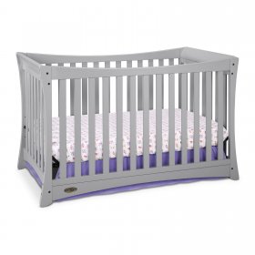 Graco Tatum 4-in-1 Convertible Crib, Pebble Gray