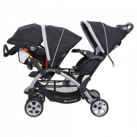 Baby Trend Sit N Stand Double Stroller, Stormy