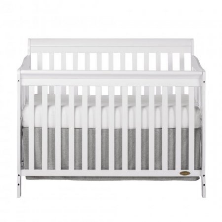 Dream On Me Ashton 5-in-1 Convertible Crib, White