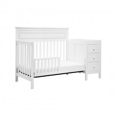 Davinci Autumn 4-in-1 Convertible Crib and Changer, White