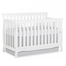 Dream On Me Keyport 5-in-1 Convertible Crib, White