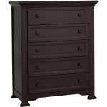 Suite Bebe Centennial Medford 5 Drawer Chest, Dark Brown Finish