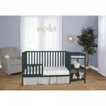 Dream On Me Synergy Convertible Crib And Changer In Olive