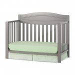 Child Craft Dresden 4-in-1 Convertible Crib, Cool Gray