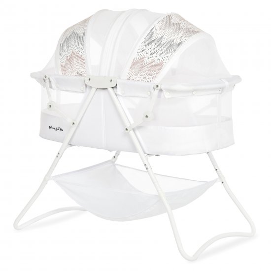 Dream On Me Karley Bassinet in Dove White