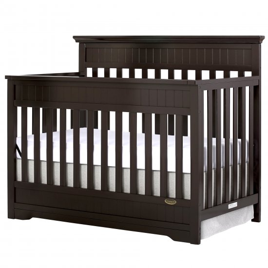 Dream On Me Chesapeake 5 in 1 Convertible Crib - mocha