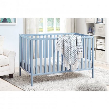 Suite Bebe Palmer 3-in-1 Convertible Island Crib, Baby Blue Finish