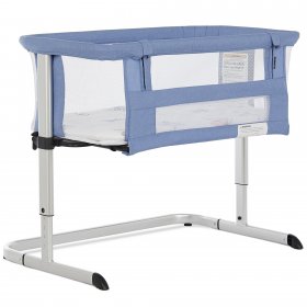 Dream On Me Daisy Bassinet and Bedside Sleeper, Sky Blue