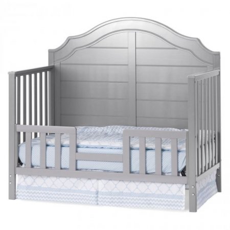 Child Craft Penelope 4-in-1 Convertible Crib, Cool Gray