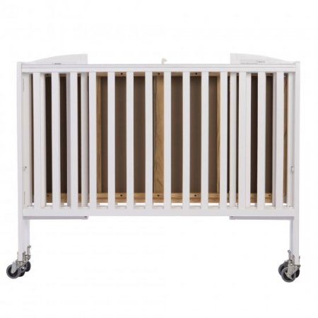 Dream On Me Folding Portable Convenience Full-Size Crib, White