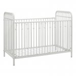 Rosebery Kids Contemporary White Metal Baby Crib