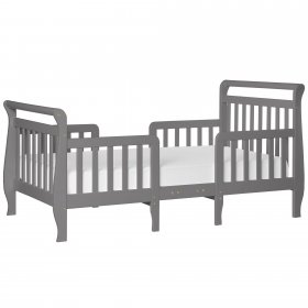 Dream On Me Emma 3 in 1 Convertible Toddler Bed In Storm Gray