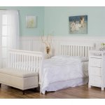 Dream On Me Brody 5 in 1 Convertible Crib, White