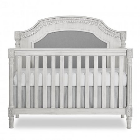 evolur Julienne 5 in 1 Convertible Crib - Antique Grey